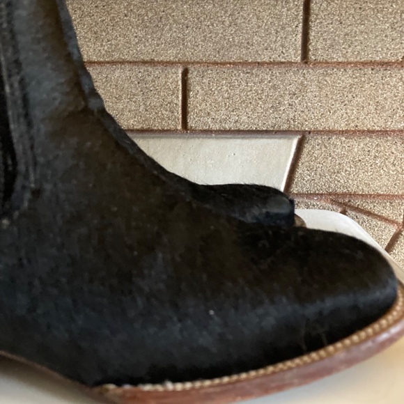 Western Calf Hide Mexican Square Toe Chelsea Cowboy Boots Men’s Size 8.5 - Picture 3 of 11